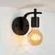 ZAVORA - Industrial Wall Light in Black Metal – Elegant Factory Style