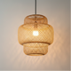 Braided Rattan Cylinder Pendant Light - Dorora