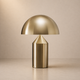 Golden Metal Table Lamp with Dome Shade – Oréa