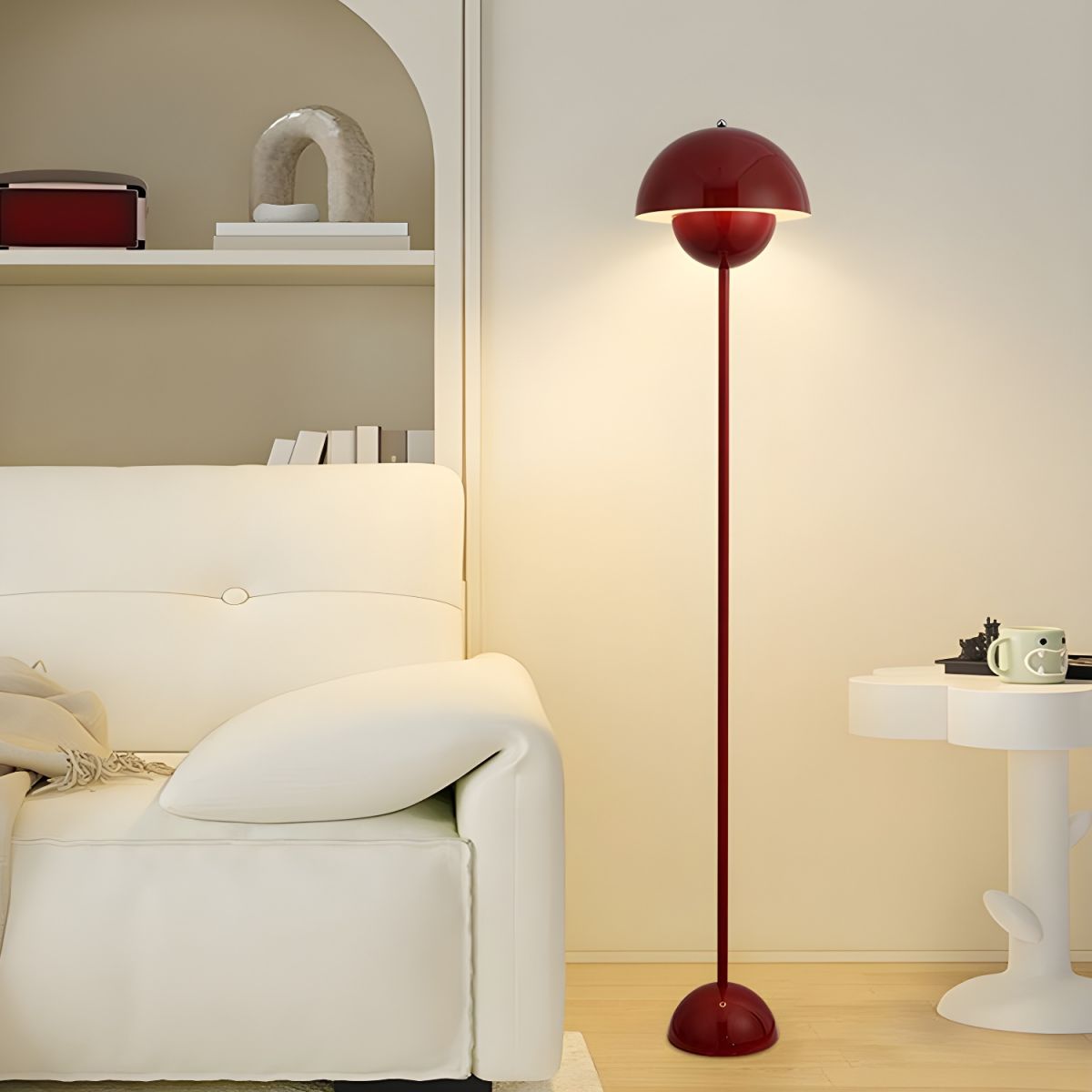 Lampadaire en Métal – Design Vintage et Coloré