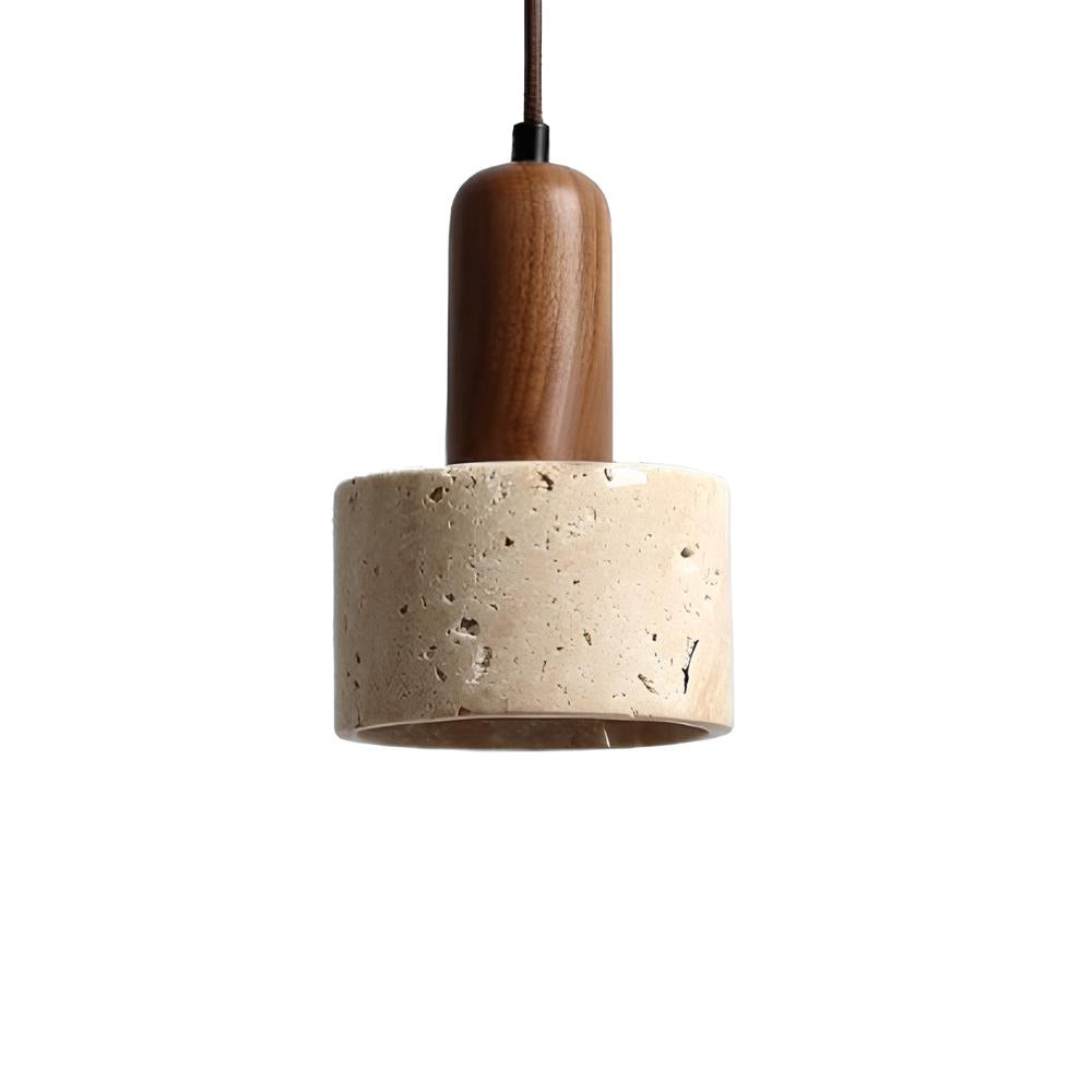 STINARIO - Suspension Bois et Pierre Minimaliste