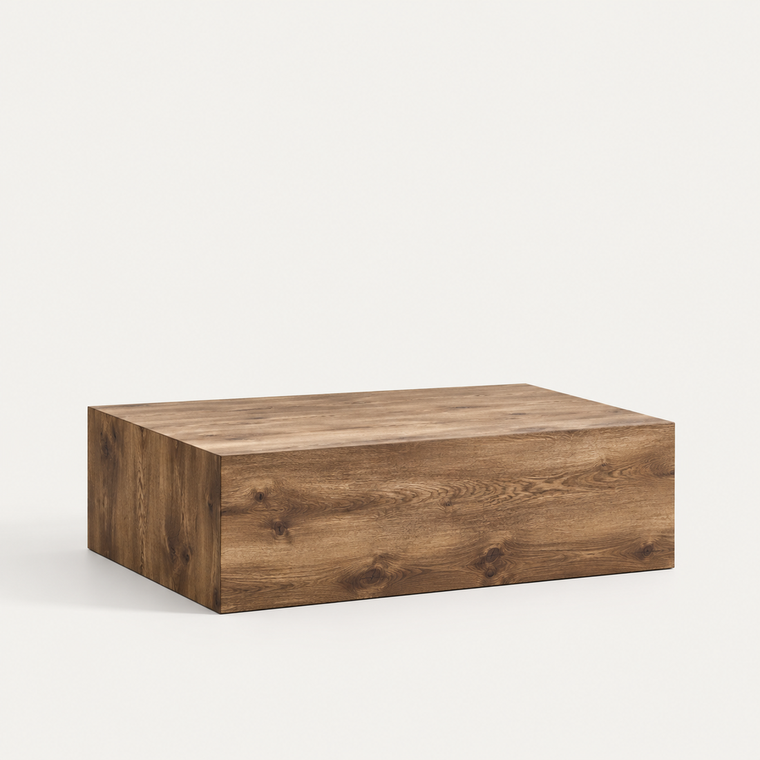 Mesa de centro rectangular efecto madera – Líneas sobrias y contemporáneas