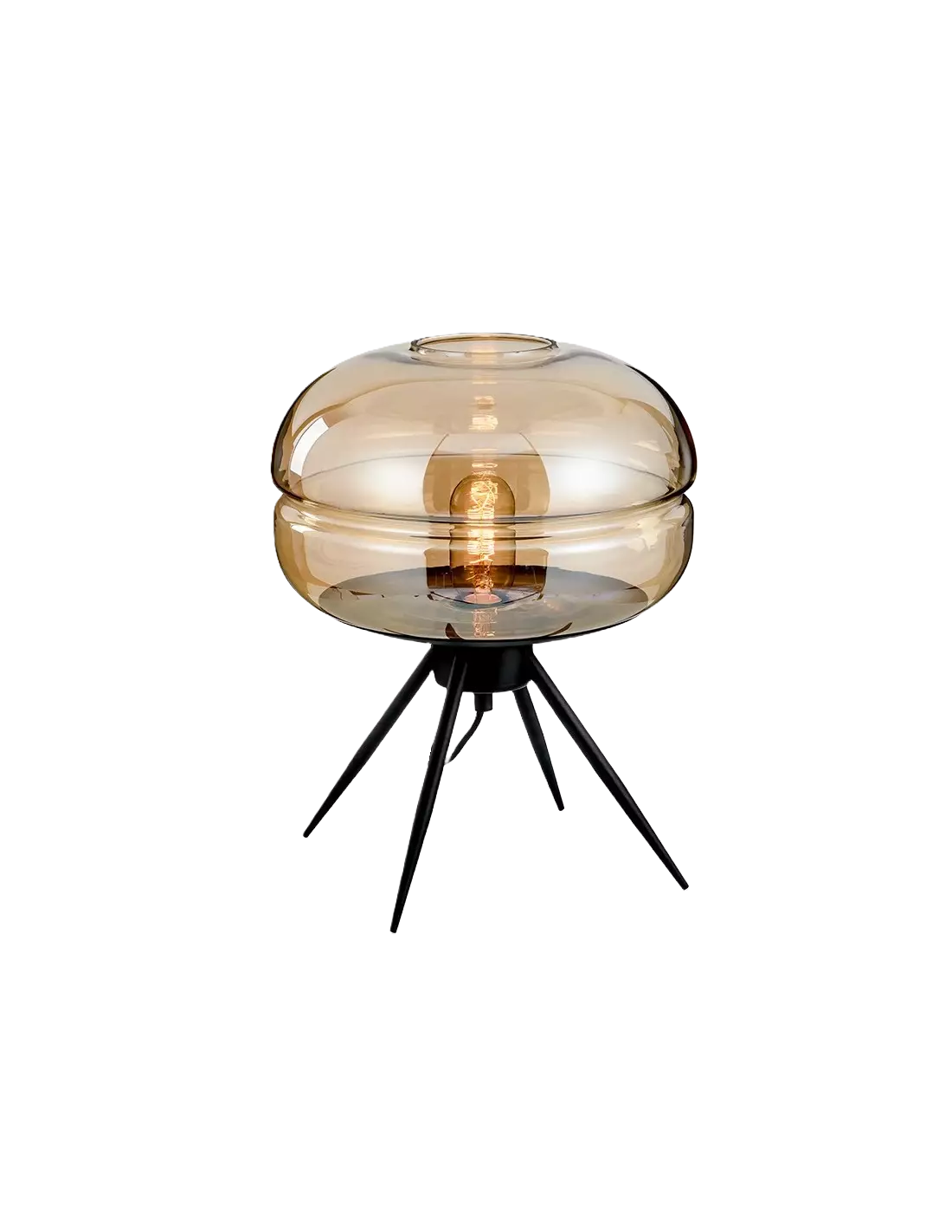 ZAVORA - Tinted Glass Table Lamp – Brilliant and Modern Elegance