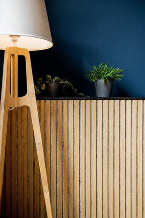 Panneau acoustique design Chêne Clair & Feutre Gris