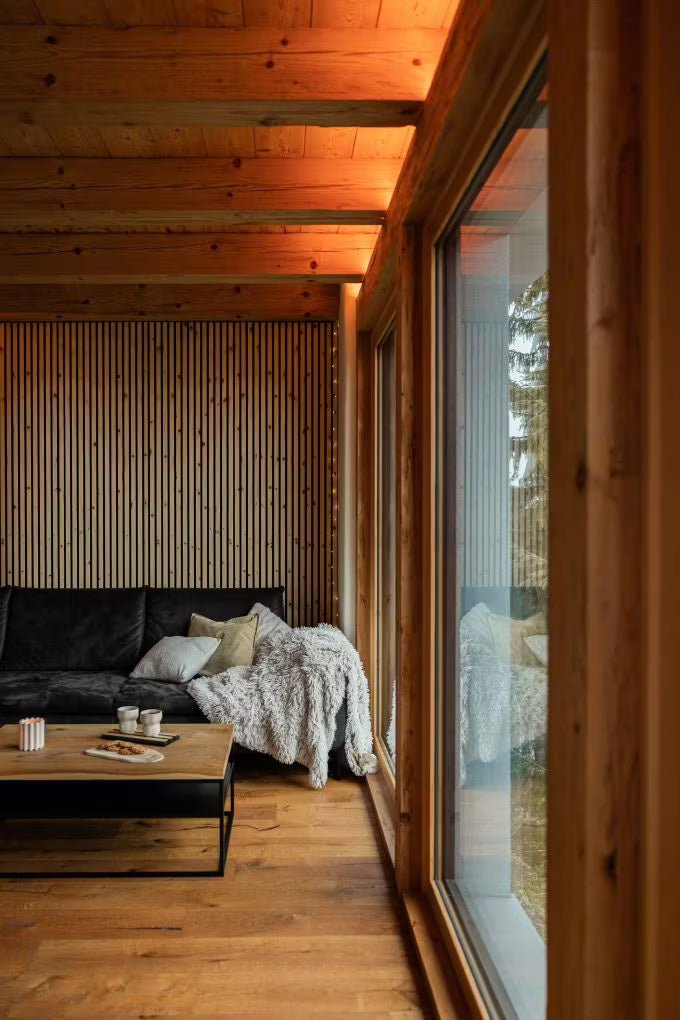 Panneau acoustique design des Alpes