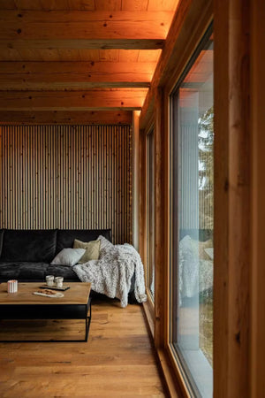 Panneau acoustique design des Alpes