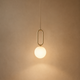 Suspension Boule en Verre et Laiton - Oliane