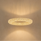 Lustre Anneau en Cristal Doré - Aurion