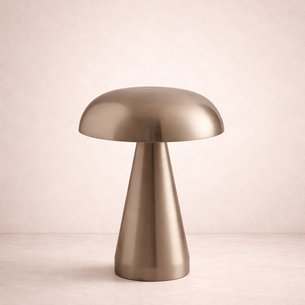Lampe de Table Champignon Design en Métal - Fuméa