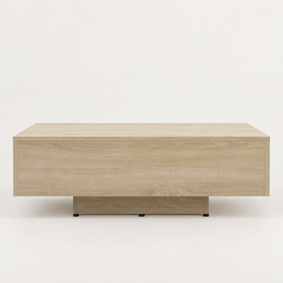Table Basse Sonoma – Lignes Architecturales et Finition Chêne Clair