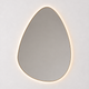 LED-Spiegel Tropfenform, beschlagfrei – Nimora
