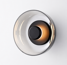 Applique Murale Ronde en Verre Fumé - Auréclipse