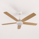 Ventilateur de Plafond LED Bois Clair - Aéralis