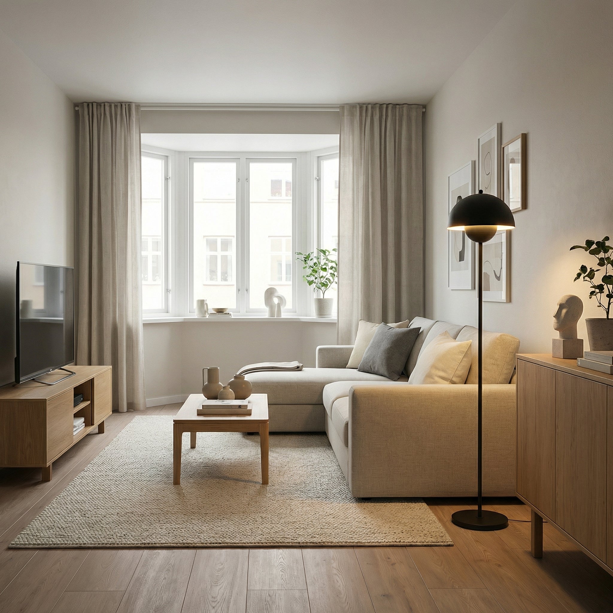 Lampadaire en Métal Design Vintage – Noctiro