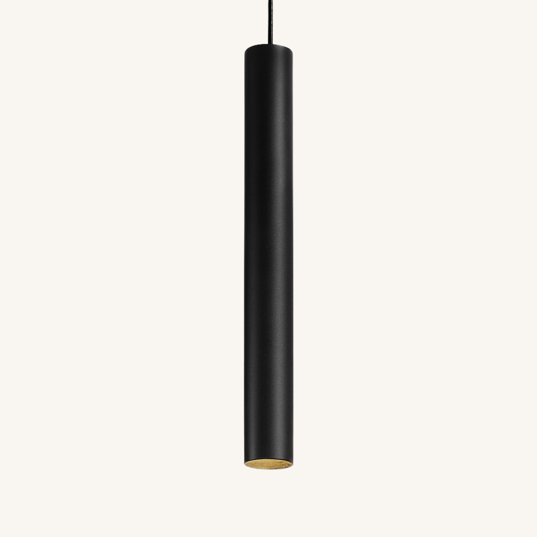 Tubéa - Black or White Cylindrical LED Pendant Light