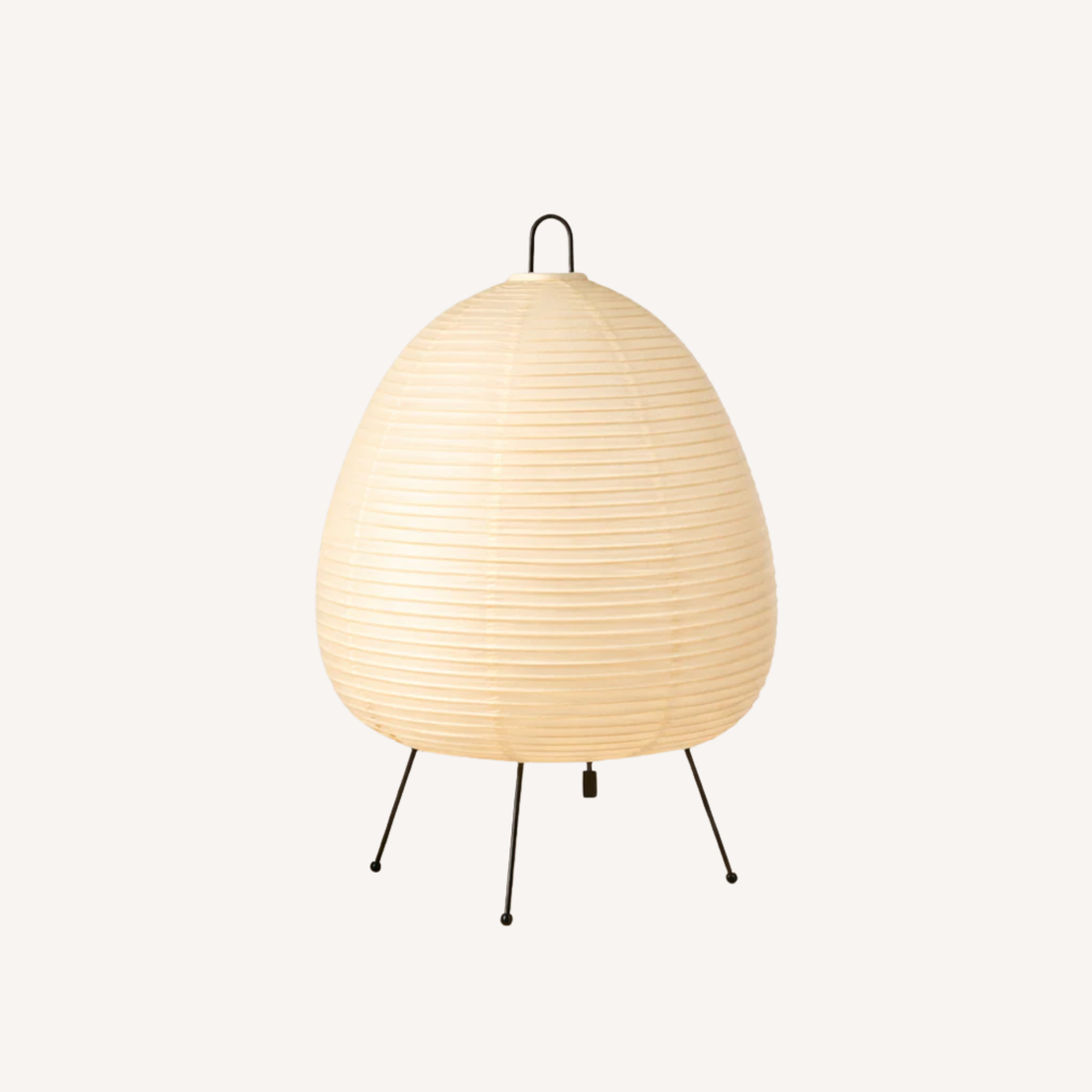 Tischlampe aus plissiertem Papier im Japandi-Stil – Sérune