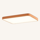 Plafonnier LED en Bois à Bords Arrondis Ultra-Fin - Rectélis