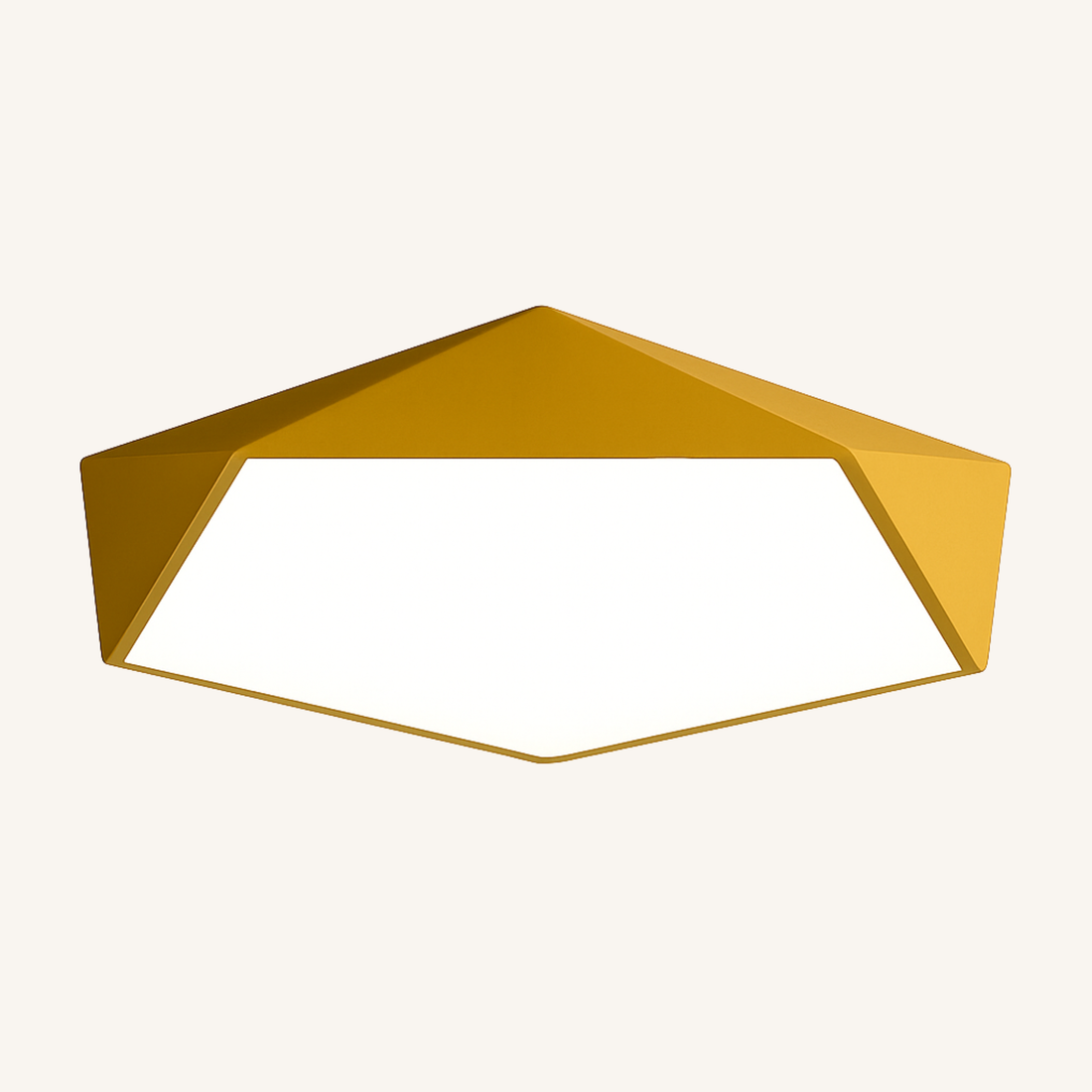 Plafonnier LED Géométrique Coloré Dimmable - Polyélis