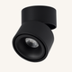 Spot LED Rond Orientable en Saillie Noir, Blanc ou Doré - Nordélis