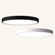 Plafonnier LED Rond Ultra-Plat Noir ou Blanc - Orbélis