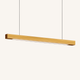 Suspension Barre LED en Bois Allongé - Lignéa