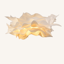 Lustre en Papier Blanc Forme Fleur - Floréa