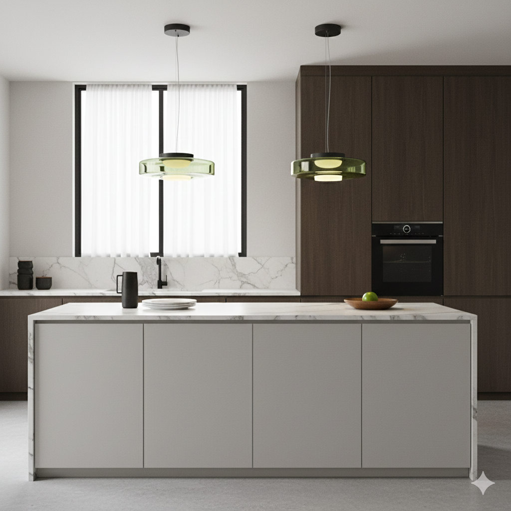 Verstellbare LED-Glas-Pendelleuchte – Hochwertige Verarbeitung und moderne Eleganz