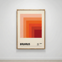 Tableau Bauhaus Aurore 1923 – Dégradé Terracotta