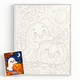 Tableau à Numéros Halloween – Petit Fantôme et Citrouille