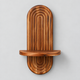 Étagère Murale Arche 1 ou 2 Niveaux – Bois Anthracite