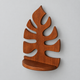 Étagère Murale en Bois Ajourée – Motif Géométrique ou Feuille