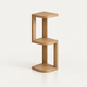 Table de Chevet en Bois 2 Tiroirs – Design Minimaliste et Moderne