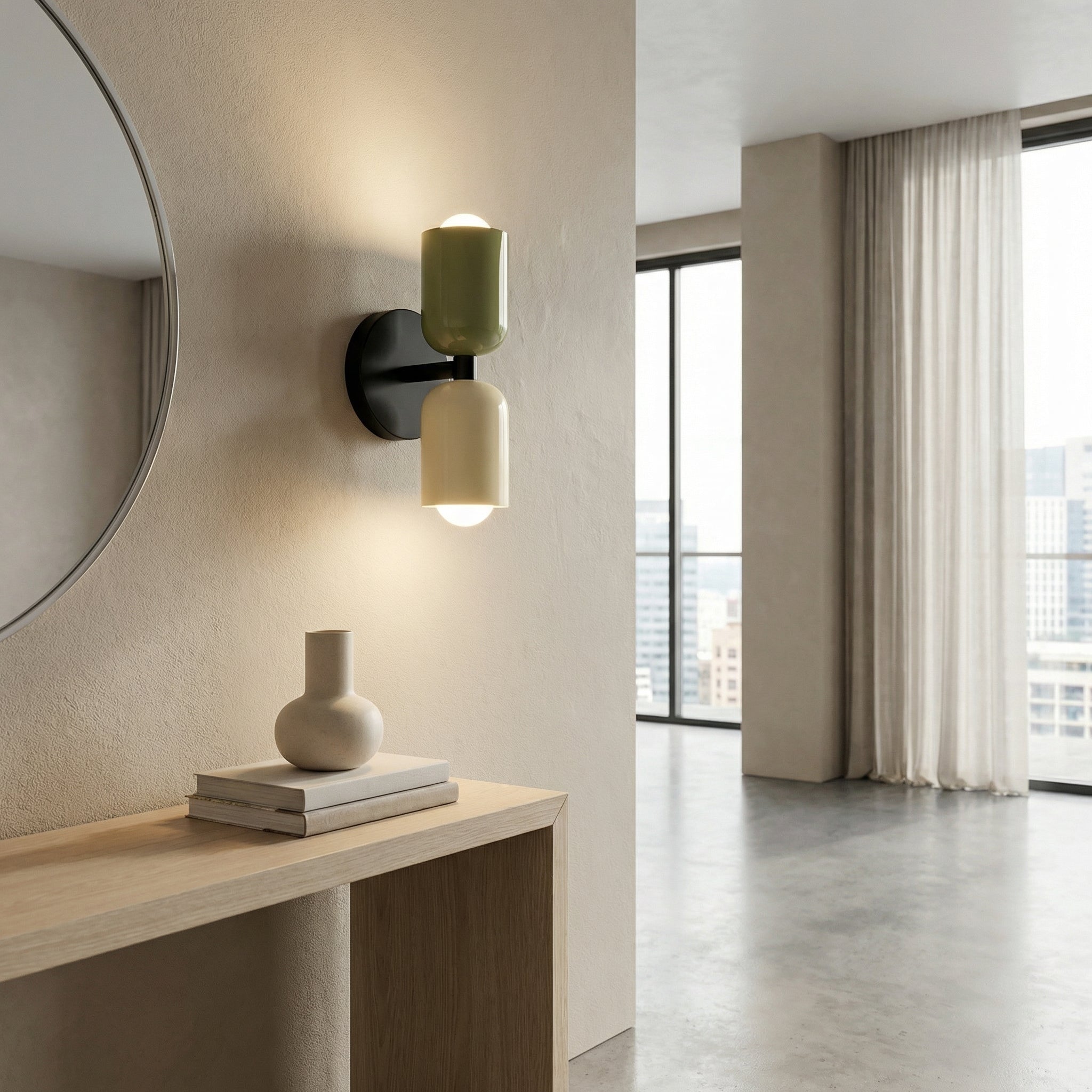 Applique Murale Design à Deux Têtes - Olivéil