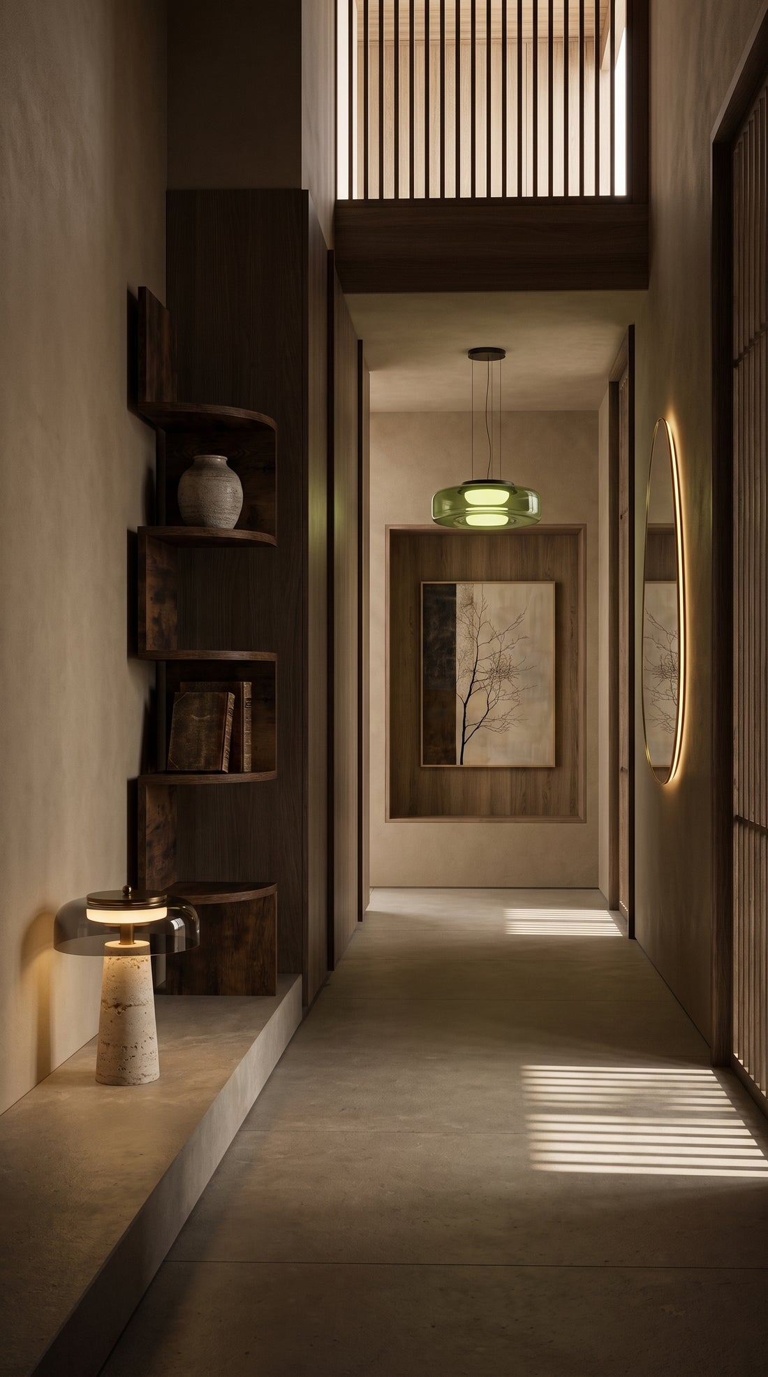 Entrée minimaliste