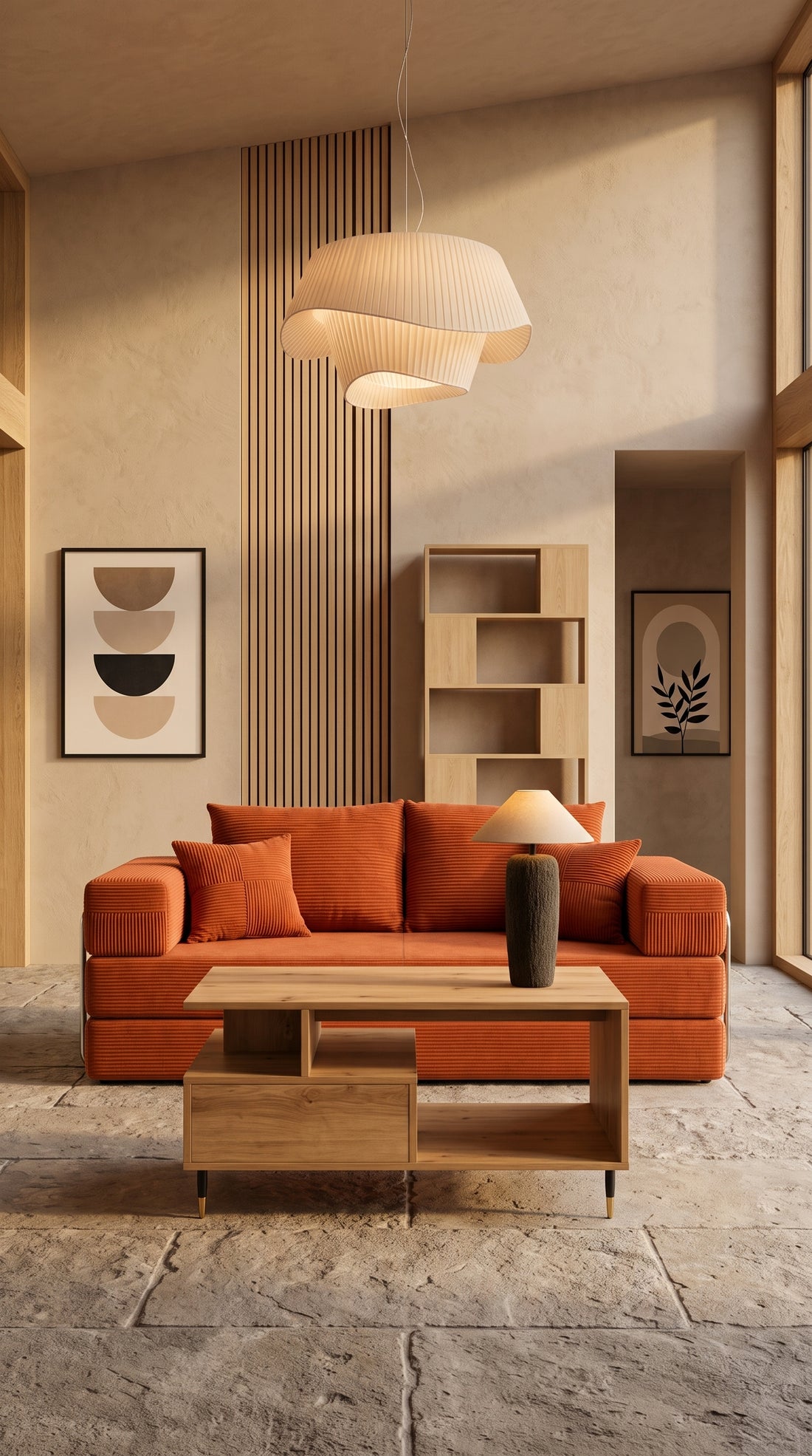 Salon campagne moderne