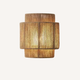 Half-Cylinder Wicker Wall Sconce – Dorévia