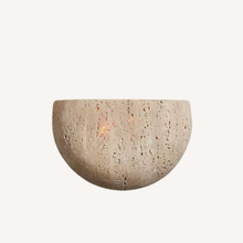 Wandleuchte Wabi-Sabi Steinoptik – Minéil