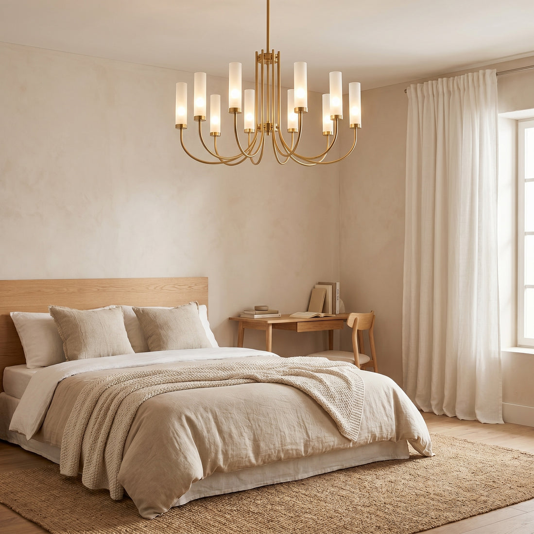 Lustre Lucerna au plafond d'une chambre claire