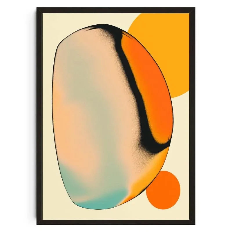 Tableau Psychédélique Géométrique – Couleurs Vibrantes et Formes Abstraites