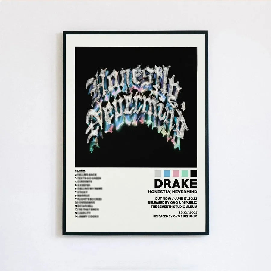 Tableau Musique Rap – Covers d’Albums et Esthétique Urbaine