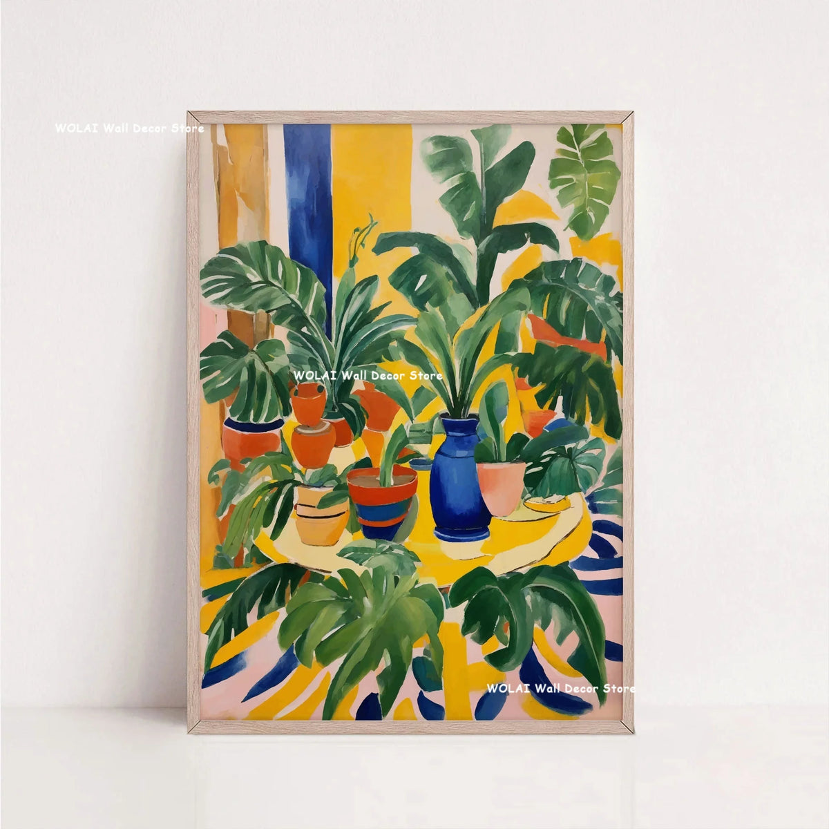 Tableau Architecture Mexicaine Colorée – Fleurs et Ambiance Solaire