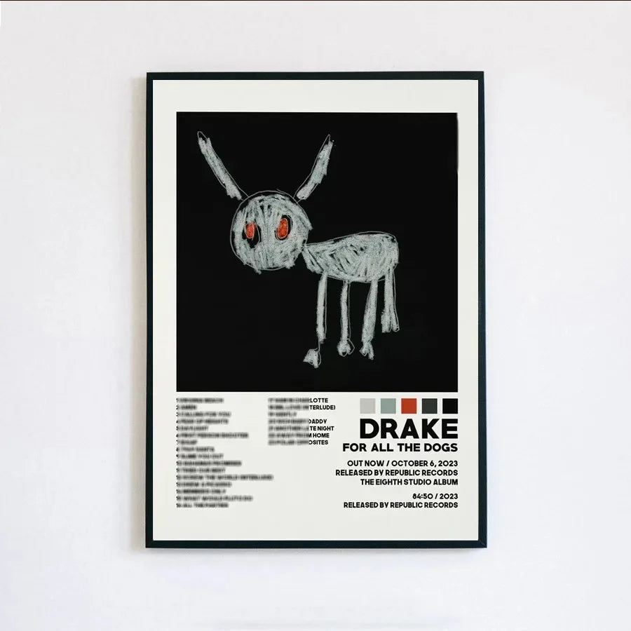 Tableau Musique Rap – Covers d’Albums et Esthétique Urbaine