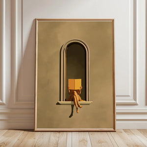 Tableau Femme Lisant Vert Émeraude – Ambiance Bibliothèque Élégante