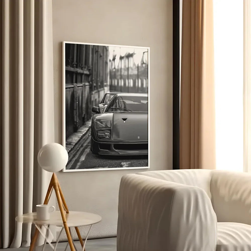Tableau F40 – Icône Automobile et Esprit Racing