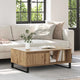 Table Basse Effet Chêne – Design Minimaliste et Lignes Naturelles