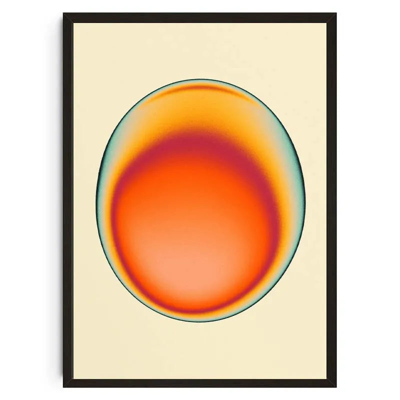 Tableau Psychédélique Géométrique – Couleurs Vibrantes et Formes Abstraites