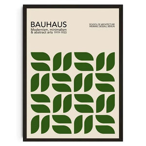 Tableau Géométrique Bauhaus – Formes Modernes et Esprit Mid-Century