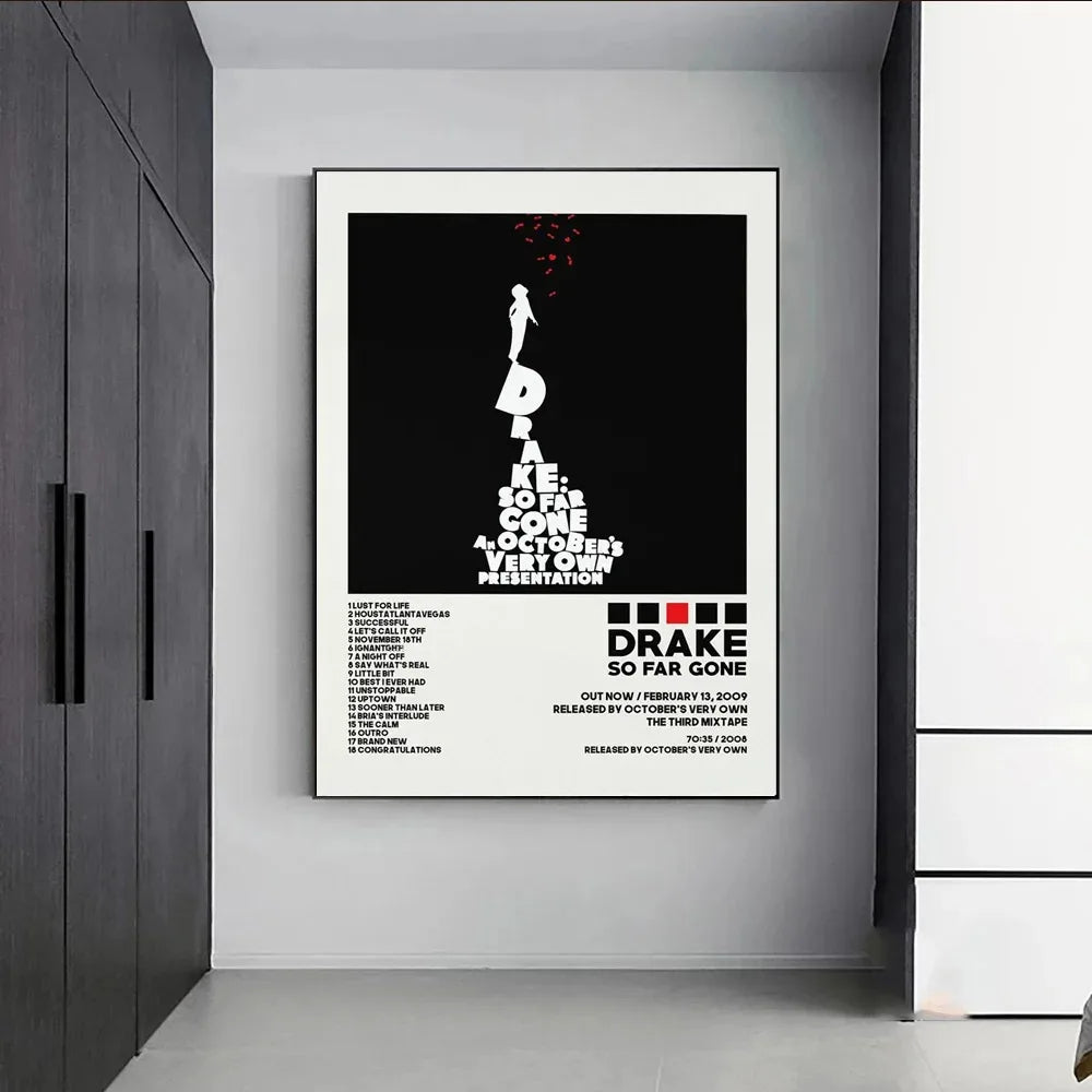 Tableau Musique Rap – Covers d’Albums et Esthétique Urbaine
