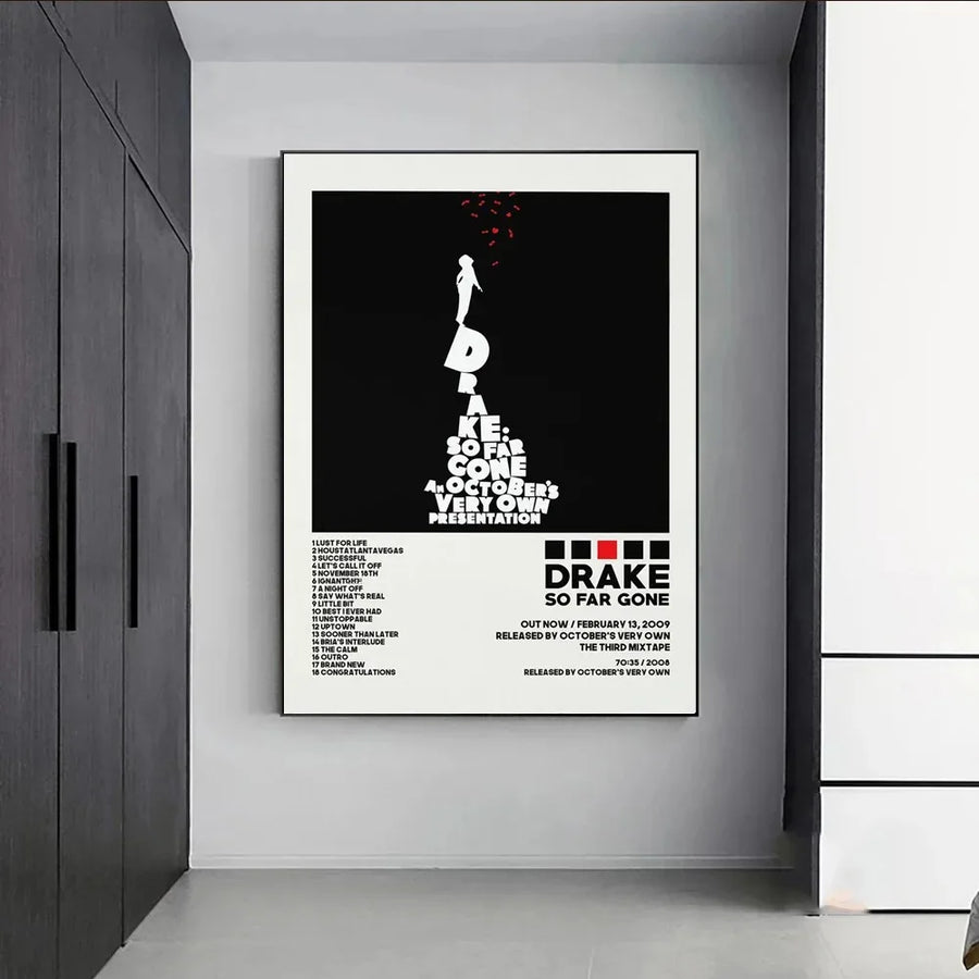Tableau Musique Rap – Covers d’Albums et Esthétique Urbaine