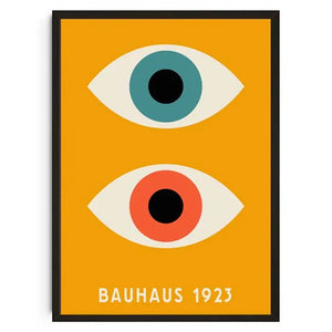 Tableau Géométrique Bauhaus – Formes Modernes et Esprit Mid-Century